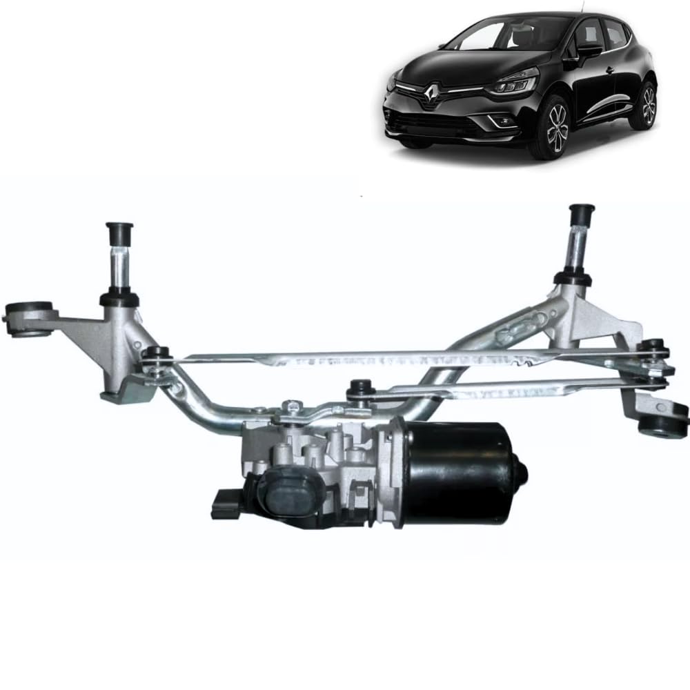 Mécanisme Complet d'Essuie Glace Avant (Tringlerie) avec Moteur compatible pour Renault Clio 4 de 2012 à 2019 OEM : 288008961R 28800891R