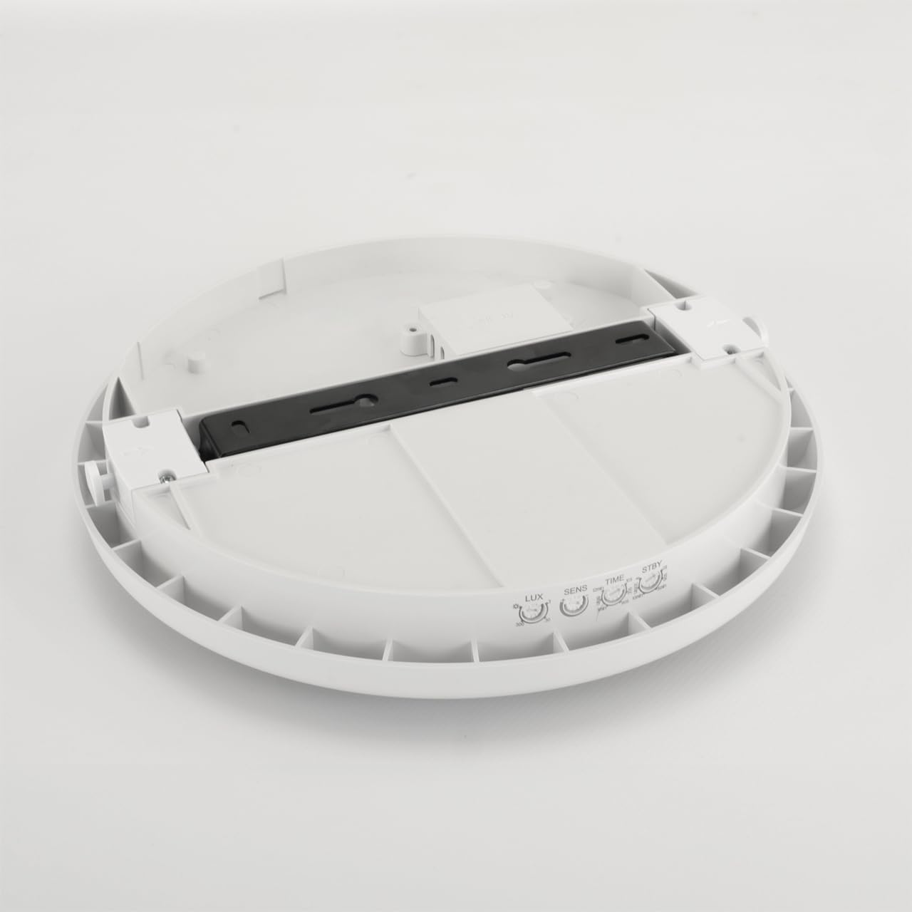Licht-Erlebnisse LED Feuchtraumleuchte mit Bewegungsmelder IP65 rund D: 30 cm Weiß 4000 K 3040 lm Deckenlampe außen Badezimmerlampe Terrassenlampe