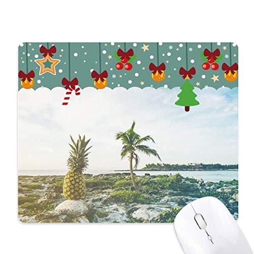 Tapis de souris ananas en caoutchouc pour soulager le poignet et stabiliser la glisse