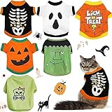 HEKE Ropa para Perro, 6 Piezas Disfraces para Perros y Gato de Halloween, Disfraz de Mascota Fiesta de Cosplay para Perros...