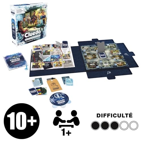 Advent Calendars Calendrier de 'avent Cluedo : Secrets enfouis sous la Version Française Jeu d'halloween à partir de - vue 2