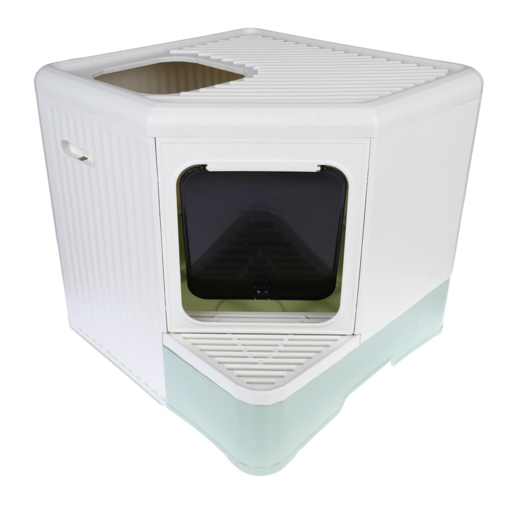 Inodoro Hop-In de plástico ecológico | con entrada superior y frontal | con bandeja inferior extraíble y rejilla | Dimensiones: 50,8 x 53 x 52 cm