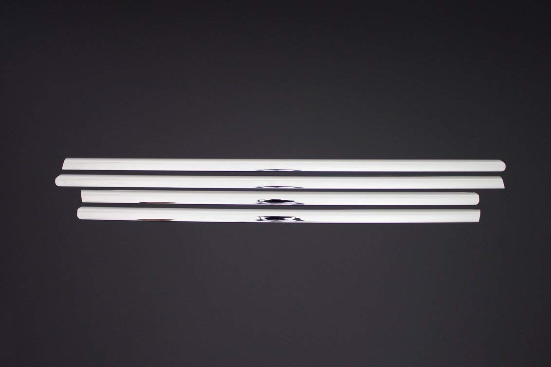 Classe ML (W164) Copri modanature vetri auto in acciaio inox cromato, 4 pezzi (2005-2012)