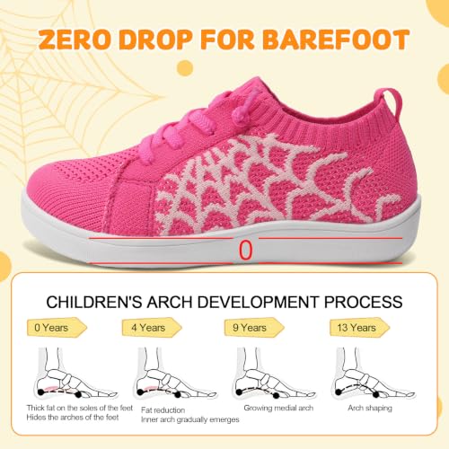 Image of JOINFREE Toddler Shoes Girls Boys Wide Barefoot Shoes Minimalist Walking Sneakers Zero Drop Slip on Tennis Shoe Breathable Naturally Flexible