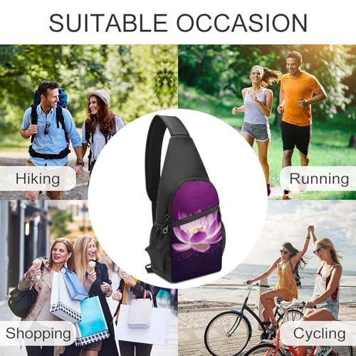 Morrales tipo Sling Bag para viaje y senderismo miniatura 6