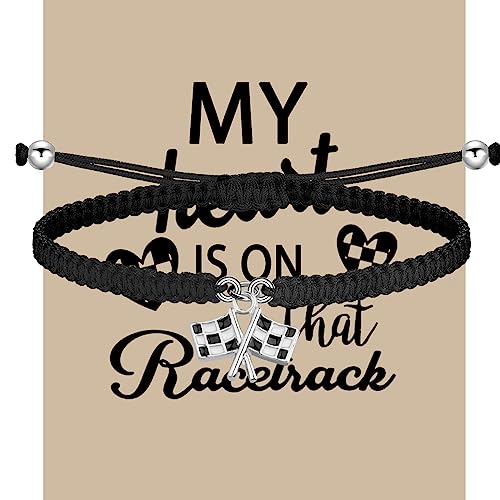 CHOORO Race Charm Adjustable Bracelet - Car Racing and Drag Racing Gift