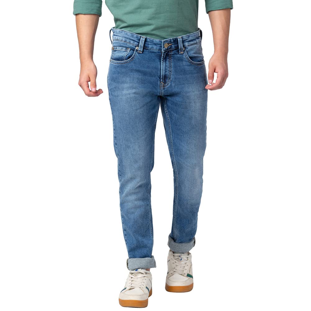 spykar Men's Slim Fit Low-Rise Jeans-picture-32