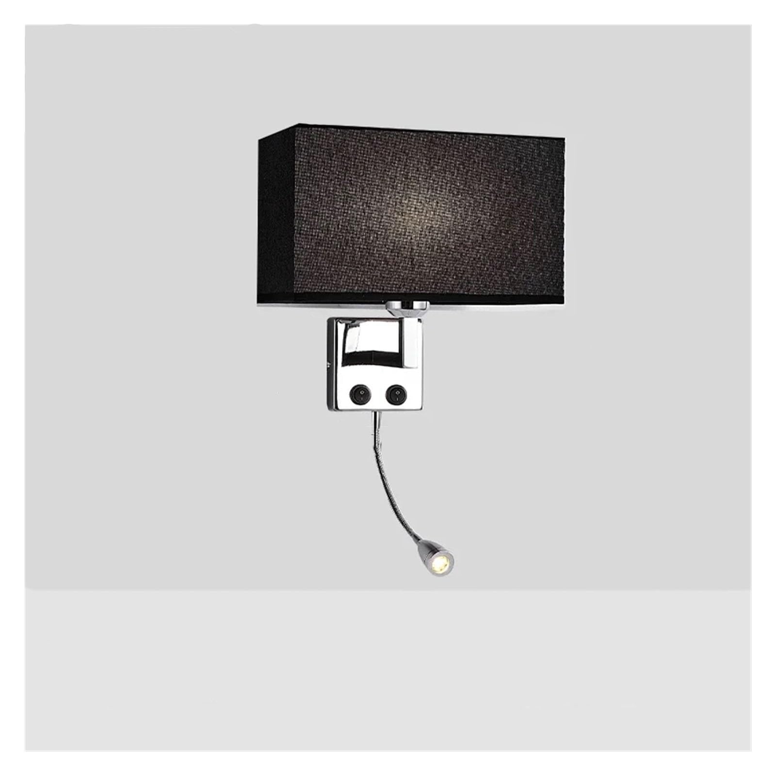 Foco LED luz de lectura y lámpara de pared E27 con interruptor 8