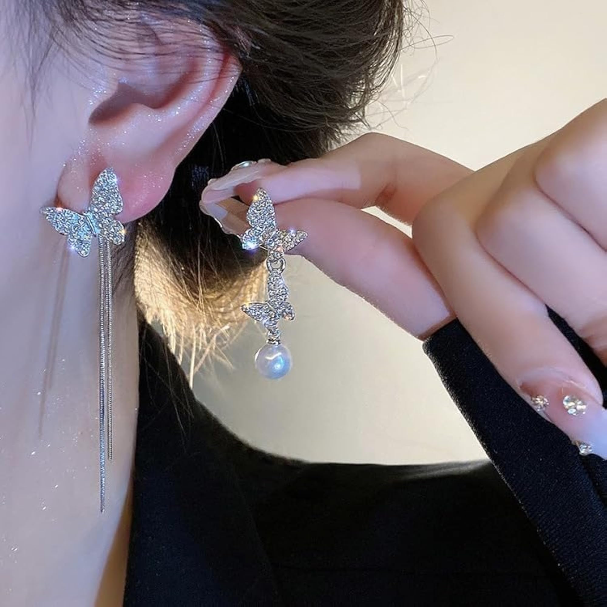 Celebrity Inspired Stylish Pearl Earrings, Gift for Her