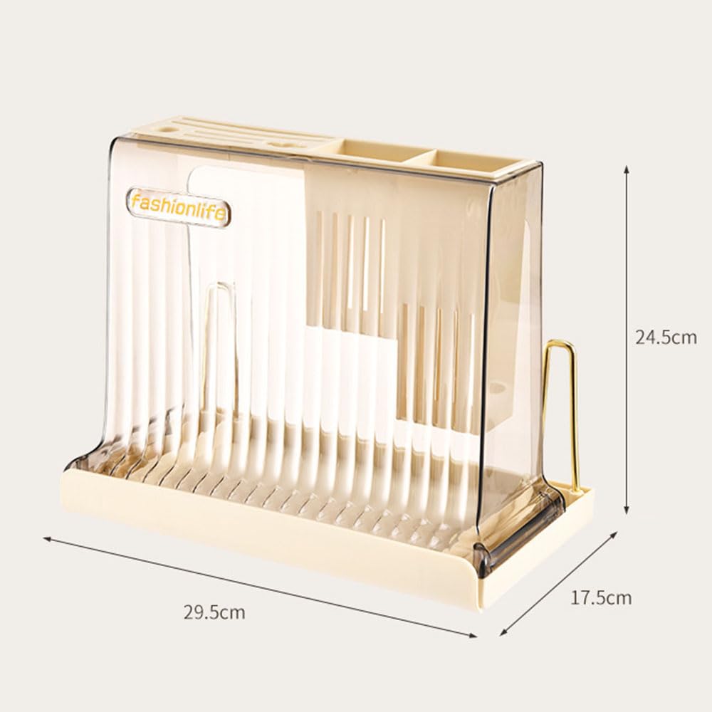 Valink Estante para tabla de cortar,Soporte de utensilios de cocina de plástico,Multifuncional Palillos Estante Herramienta de almacenamiento de cocina