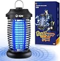 Bug Zapper Outdoor,15w Electric Mosquito Zapper with LED Light for Indoor,4200V Insect Fly Zapper Waterproof with 8.92ft Power Cord,Fly Trap Outdoor for Home,Patio,Backyard,Garden,Camping