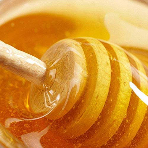 AxeSickle 100 Pcs Wooden Honey Dipper Sticks 3 Inch Mini Honey Dippers for Honey Jar Dispense Drizzle Honey. - Thumbnail 6