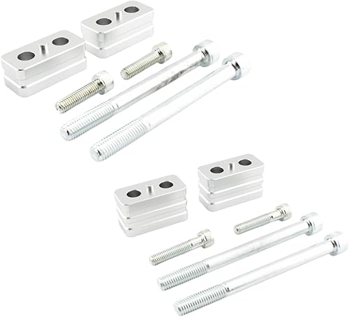 Miniatura 4 de Elevadores de barra de manillar para BMW para R 1200 GS 2008-2013 Abrazadera de montaje para manillar Sustituye hardware de montaje duradero