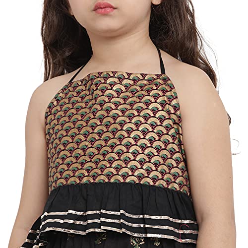Image of Bitiya By Bhama Girl's Cotton Lehenga Choli