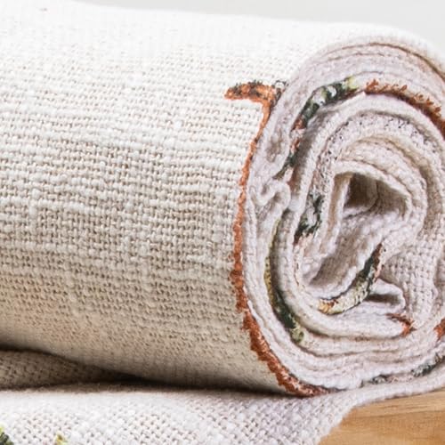 Image of Handblock Printed Soft Cotton Sofa Throw Blanket 50x70 Inches Cozy and Lightweight, Perfect for Sofa, Bed, and Travel - Ideal for All Seasons (Multi-Color 06)