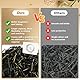 Kayqbonke 250g Raffia Füllmaterial für Pakete, Eine Mischung aus Schwarz und Goldenem Filigran Shredded Tissue Paper, Füllmaterial für Pakete,Geschenkbox,Geschenkkorb und Präsentkorb