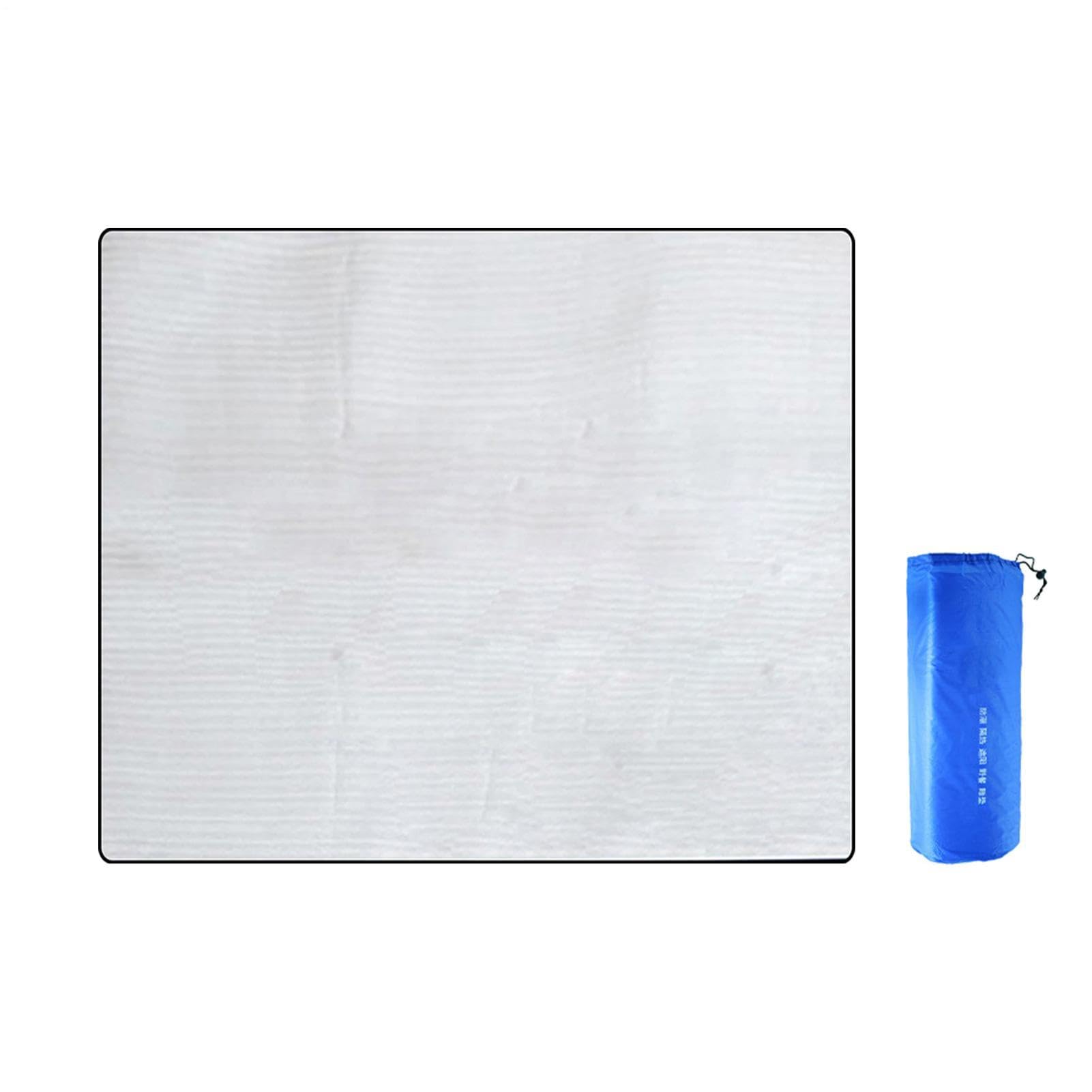 Esterilla De Espuma Aluminizada Térmica impermeable | Esterilla Aislante De Camping para Campistas Senderistas Hombre Mujer Mochileros Festivales Musicales Playa Picnics Escalada