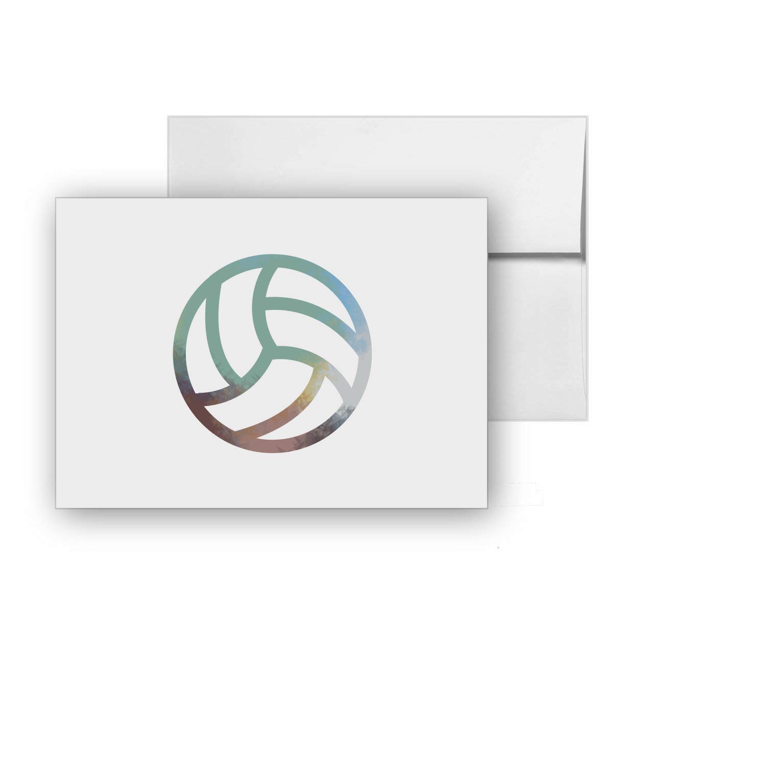 Amazon.com : Volleyball Sports, Printable Blank Card Invitation Pack, 15  cards at 4x6, with White Envelopes, ID 1033846 : Office Products