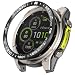 Produktbild GIOPUEY Schutzring Kompatibel mit Garmin Fenix 8 Solar 51mm, Bezel Ring Bezel Styling Lünette Schutz hülle, Schutzring aus Aluminiumlegierung aus Metall - B-Black/White