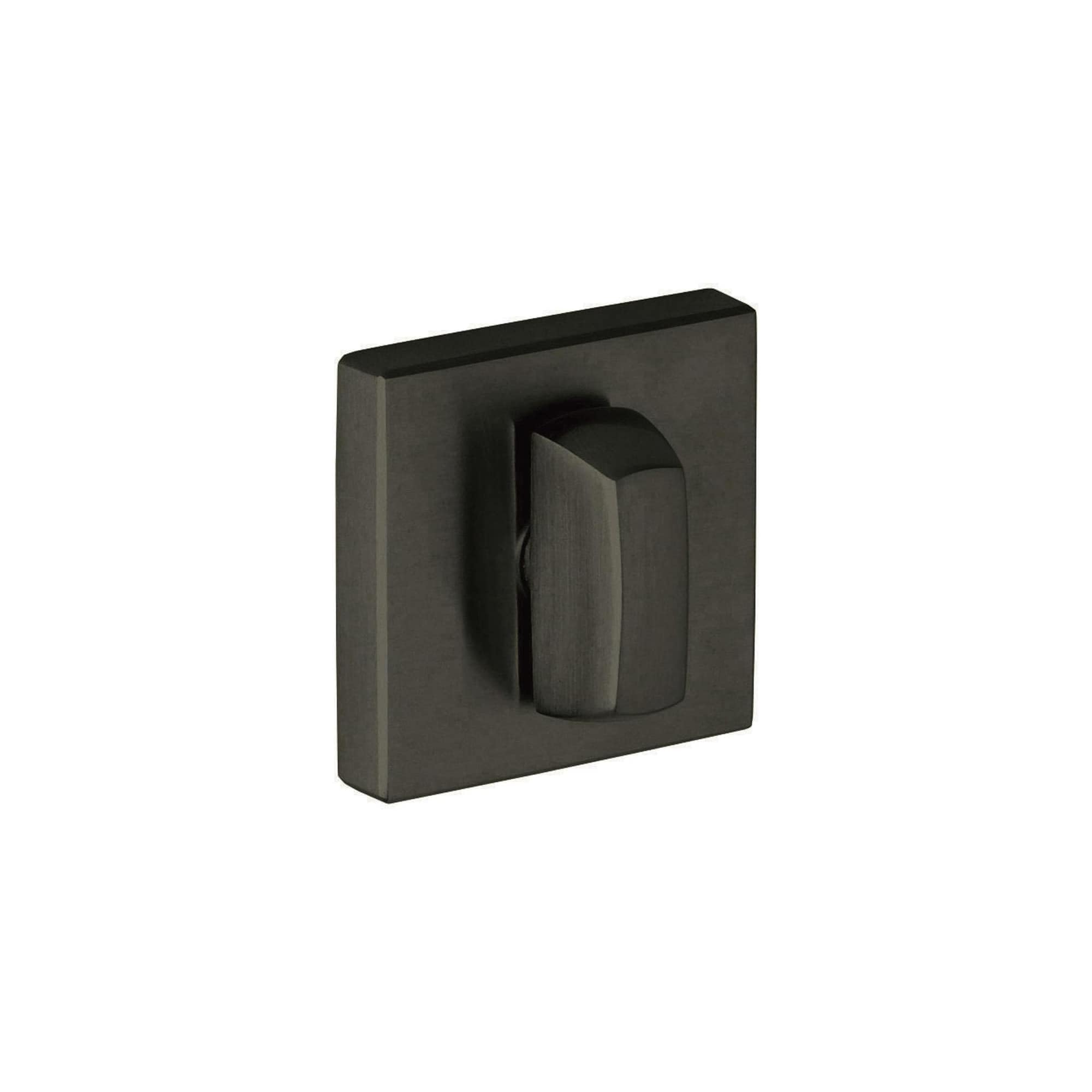 Cerradura Baldwin 6733 de giro de pulgar en negro satinado para puertas de 3 pulgadas