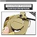 ACEXIER Tactical Headset Head-Wearing Combat Communication Headsets for CS Games Hunting Airsoft Headphone Use with PTT (Black)