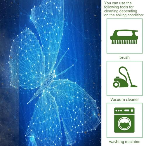 Tapis de cuisine géométrique polygonal d'exception lot de 2 tapis - 5