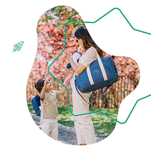 Badabulle Oasis Bowling baby changing bag with changing mat, pram clips, large capacity - Image 2