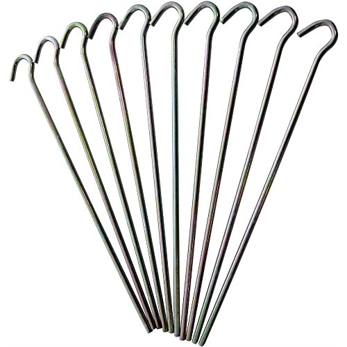 Bulk Hardware BH52926 Steel Tent Peg, 150 x 3 mm (6 inch) Pack of 20