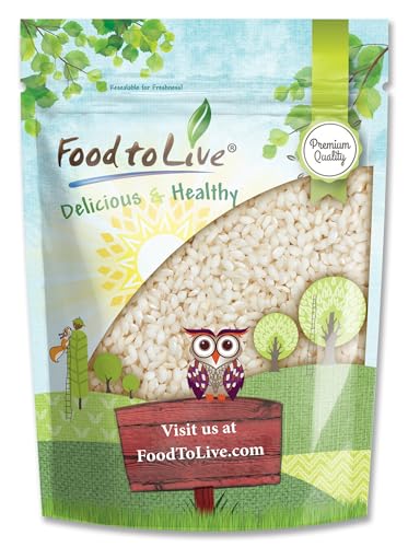 Food to Live Arborio Rice 1lb Short Grain White Risotto Rice