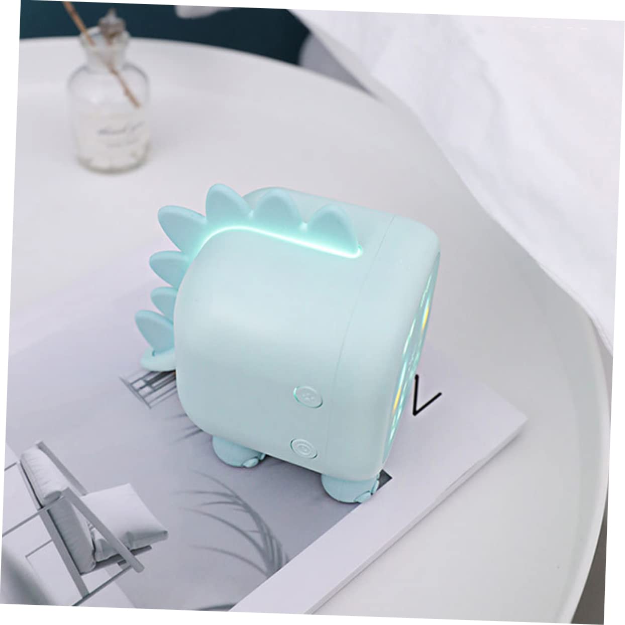 Reloj Despertador Electrónico Creativo en Verde de Plástico para Niños