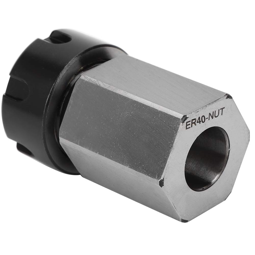 ViaGasaFamido Collet Block Set Hex Collet Chucks, Carbon Steel, Hex Shank Chuck Block Tool Holder Square and Hex Workholding Collets for CNC Milling