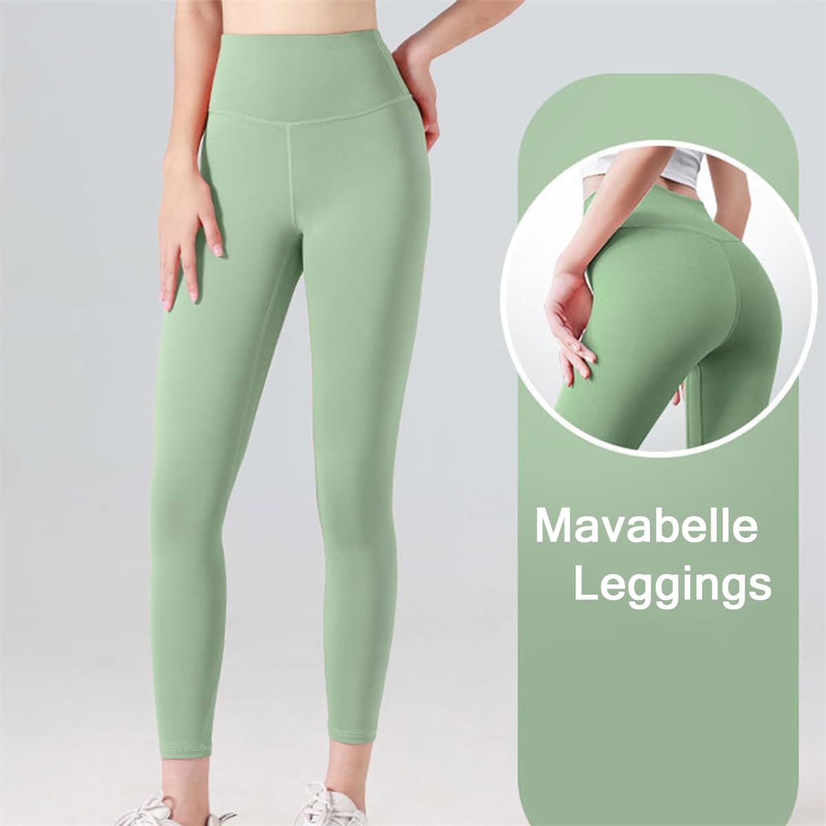 Mavabelle Legging gainant taille haute pour femme