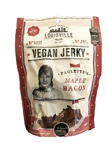 Louisville Vegan Jerky - Maple Bacon, 2.5 oz. Bag by Louisville Vegan Jerky