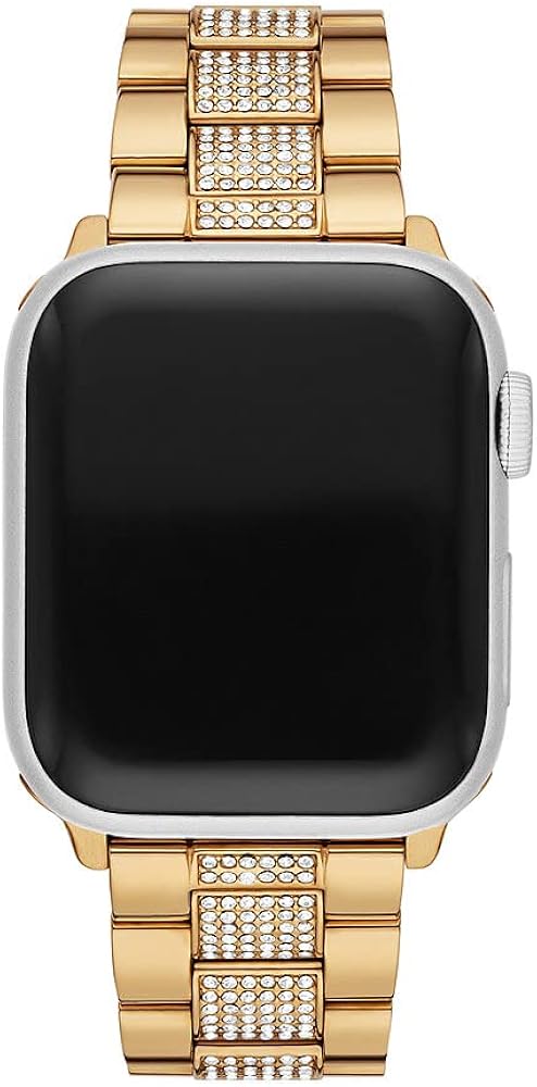 Michael Kors Cinturino per Apple Watch da Donna, 38 mm/40 mm/41 mm, Acciaio Inossidabile