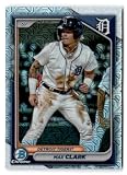 2024 Bowman Chrome Mega Box Mojo Prospects Refractor #BCP-74 Max Clark Detroit Tigers RC Rookie MLB Baseball Trading Card