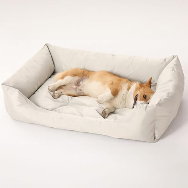 Foto 3 de 6 de M&Catree Cama Perro Impermeable, Rectángulo Sofá para Gatos Mascotas Cojín Perro Antipelo y Suave