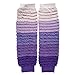 Huggalugs Girls Violet Ombre Legruffle Legwarmers