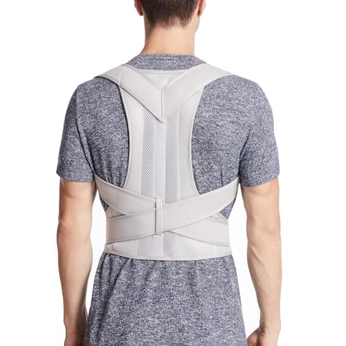 Correcteur de dos contre les douleurs lombaires avec maintien de la clavicule