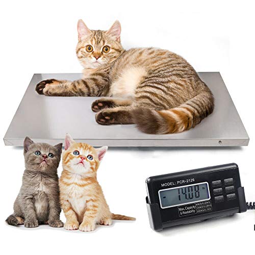 Báscula veterinaria portátil de acero inoxidable 440 lb miniatura 3