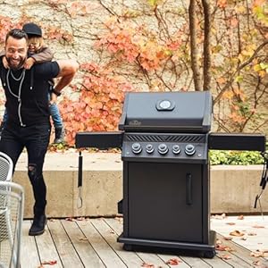 Napoleon phantom rogue se 425 propane grill winfrared rear burner infrared side burner rse425rsibpk 1 phm  urban country home decor