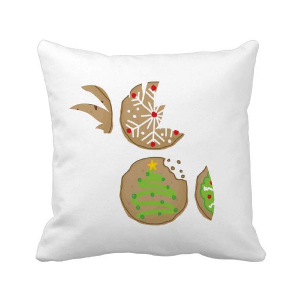 Coussin carré arbre de Noël vert pour changer de déco rapidement