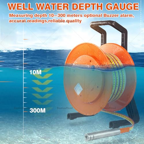 Indicateur de niveau d'eau électronique pour puits profond 300m
