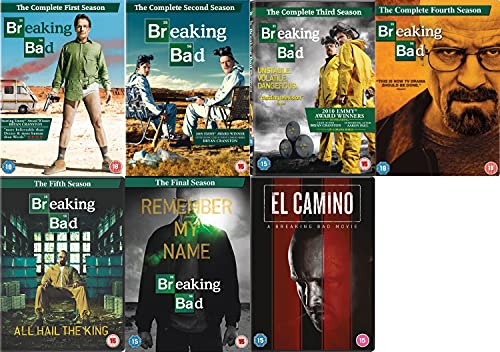  Breaking Bad 1-5+The final Season & El Camino - A Breaking Bad Movie DVD - Breaking Bad Complete Collection & El Camino Movie DVD