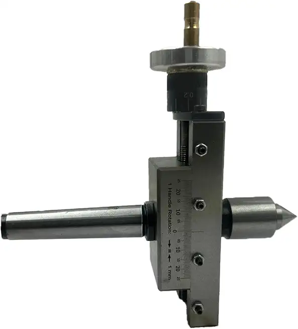 NEW IMPROVED TAPER TURNING ATTACHMENT WITH REVOLVING LIVE CENTER FOR LATHE MACHINE-METRIC (2MT)- SEE Working VIDEO**