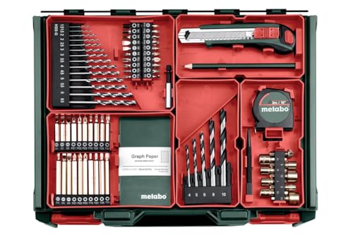 Perceuse visseuse sans fil METABO BS 18 Set 2 batteries 18V2.0Ah chargeur accessoires - vue 5