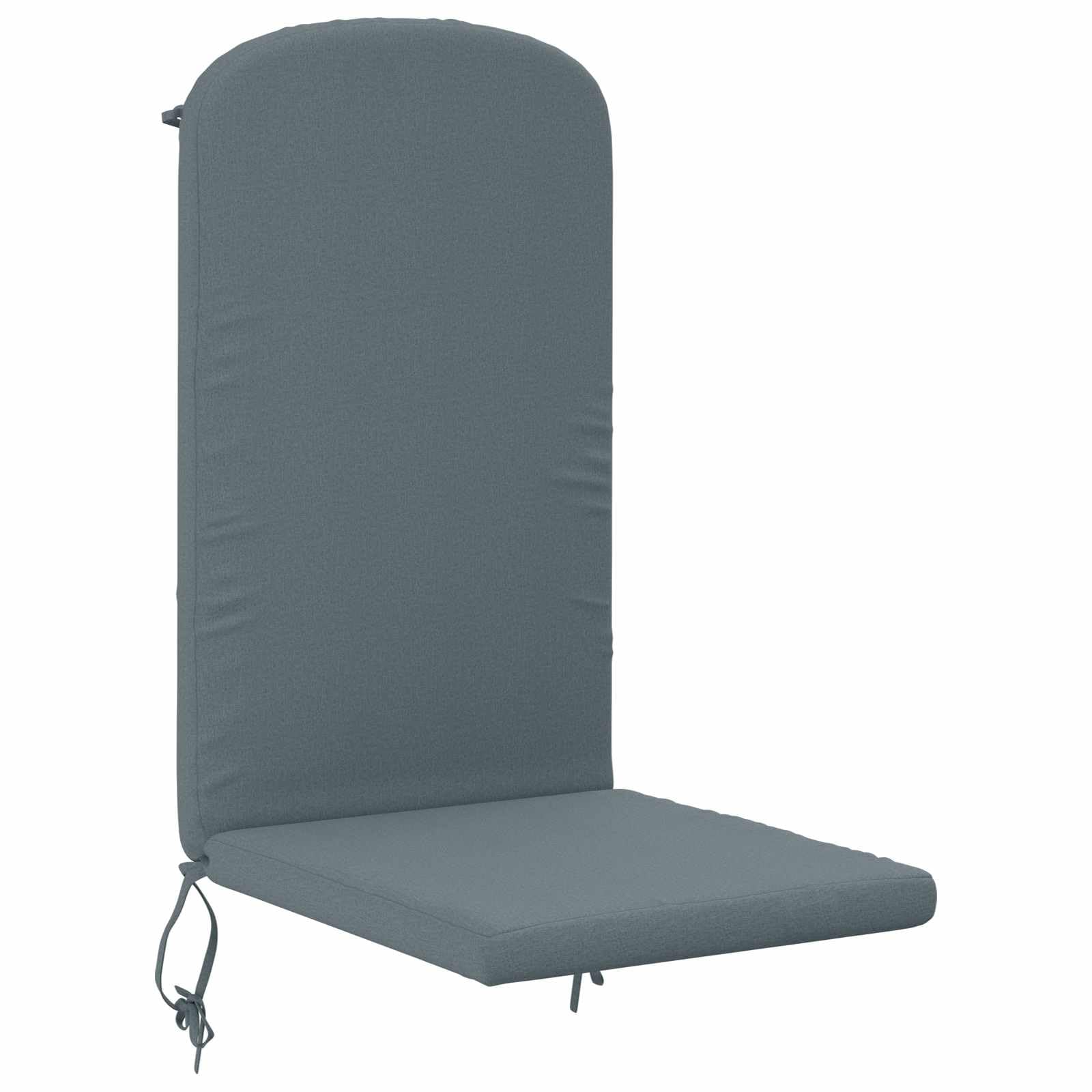 Cuscino per Lounger in 100% Poliestere Blu, Forma Rettangolare e a D