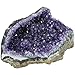 Nvzi Amethyst Crystal Rock, Real Amethyst Stone, Natural Purple Crystals and Healing Stones, Amathesis Crystal Cluster Geode, Amatista Piedra Natural, Cuarzos Originales De Energia Y Piedras(1.1LB)