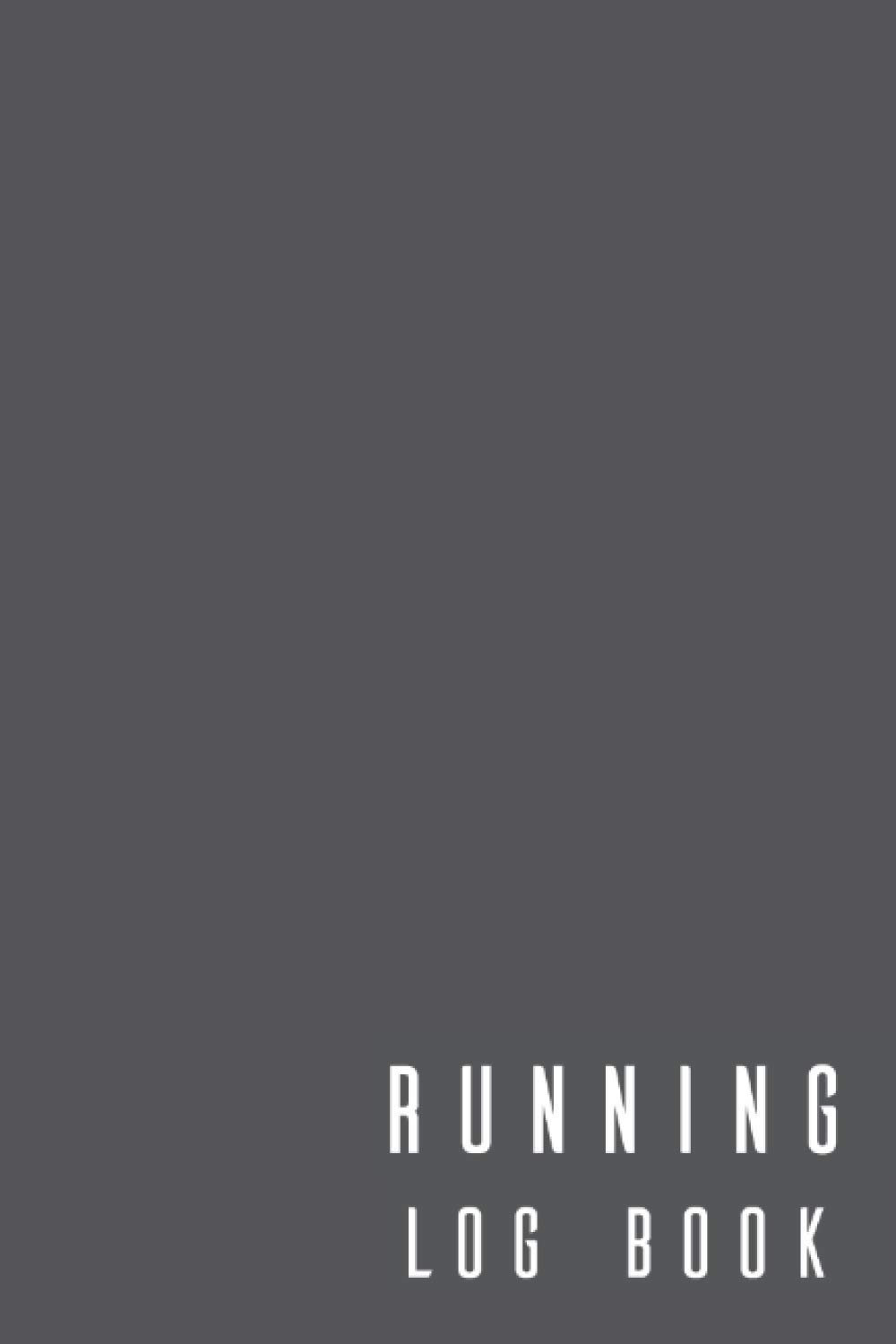 Running Log Book: Simple Black Cover: One year daily personal running and jogging log book, Track day by day your runs, races, goals, achievements and improvements
