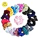 Produktbild Velvet Scrunchies, elastisches Haarband, Haargummis für Frauen oder Accessoires für die Haare von Mädchen (20 Farben)