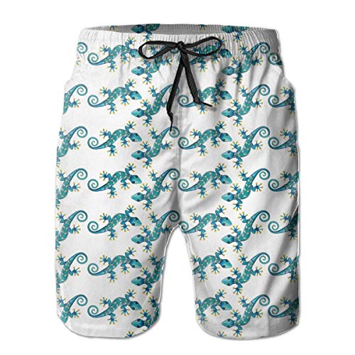 MOBEITI Relaxed Swim Trunks Big &Tall Board Shorts for Boys Mens, Quick Dry Sportwear,